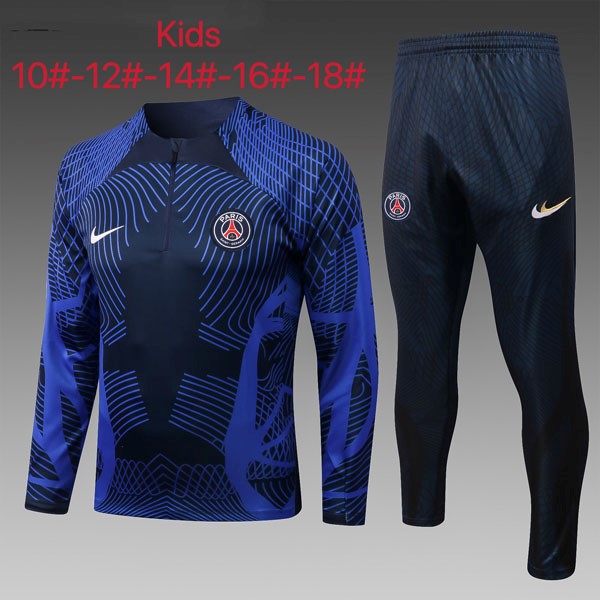 Niños Sudadera De Training PSG 2023 Azul 2